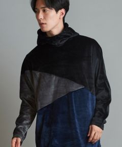 60%OFF【NO ID.(ノーアイディー)】ｼｬｷﾞｰｽﾄﾚｯﾁﾎﾞﾘｭｰﾑﾈｯｸﾊﾟｰｶ プル