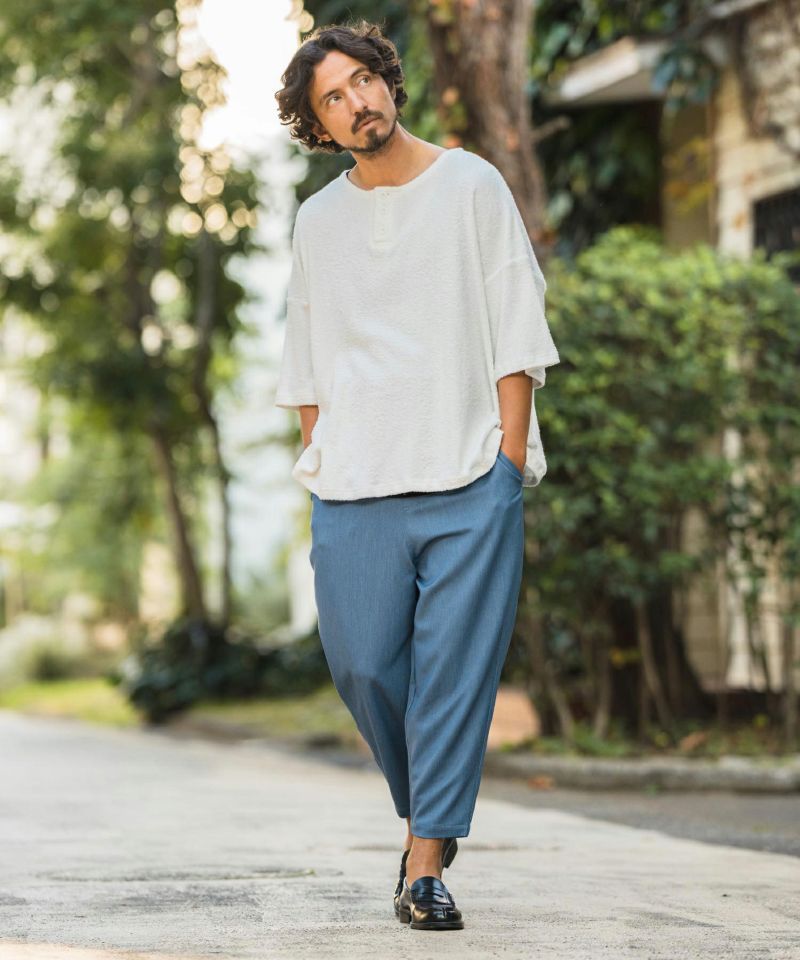 MEER. BALLOON STRAP PANTSバルーンストラップパンツ 30%OFF【CAMBIO(カンビオ)】Stretch TR Denim Balloon Pants