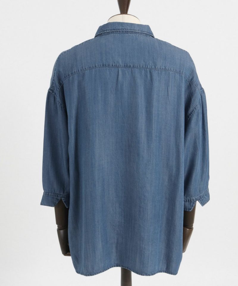 mmm様 50%OFF【CAMBIO(カンビオ)】Silky Denim Three quarter sleeve