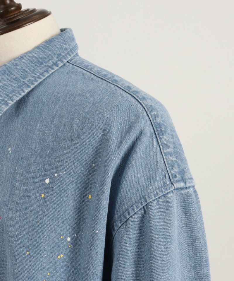 あるみ様 30%OFF【CAMBIO(カンビオ)】Paint Distressed Over size Denim