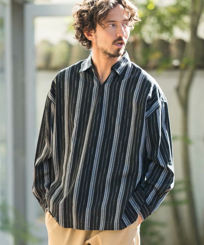 トップス RUM New Club Room Men's Carriage Red Henley Long Sleeve Shirt
