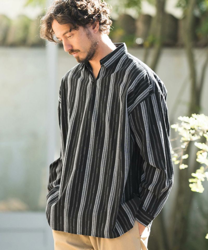 30%OFF【CAMBIO(カンビオ)】Cotton Linen Skipper Pullover