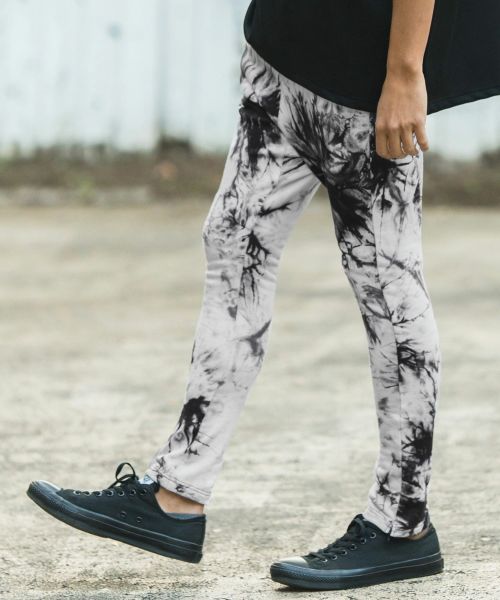 【CAMBIO(カンビオ)】 Monochrome Dyed Jodhpurs Sweat Pants スウェットパンツ(S864cmb-sh4)