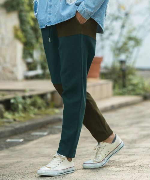 【CAMBIO(カンビオ)】 URAKE×KANOKO Mix Balloon Silhouette Pants バルーンパンツ(S21024cmb)