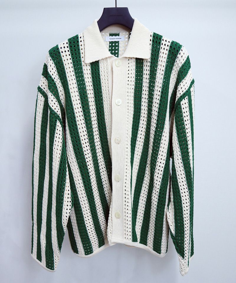 【TENDER PERSON(テンダーパーソン)】STRIPE KNIT