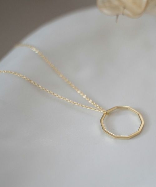 SENTI(センティ)】【予約販売2月上旬～中旬入荷】 RING NECKLACE WAVE