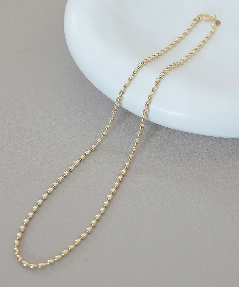 SENTI(センティ)】【予約販売2月上旬～中旬入荷】 OVAL CHAIN GD