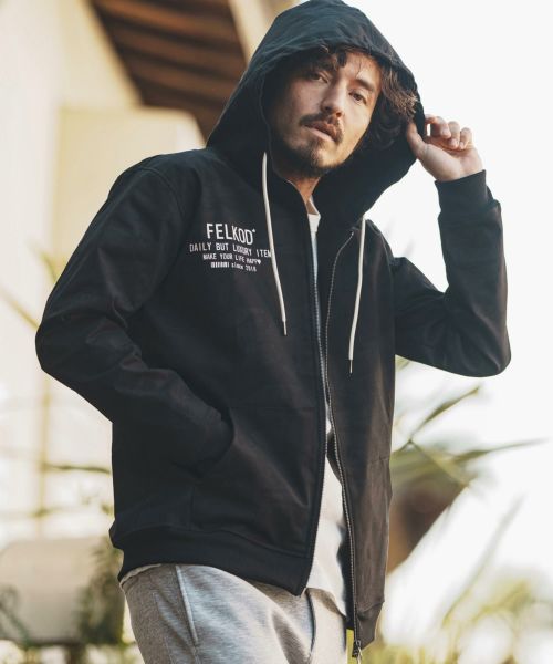30%OFF【felkod(フィルコッド)】Stretch Camouflage Parka パーカー(F24H040)