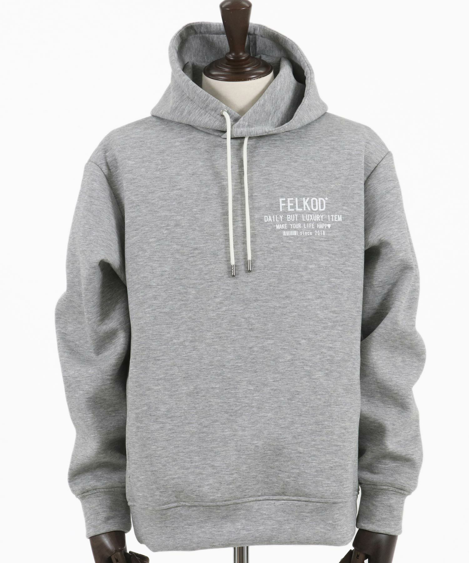 felkod(フィルコッド)】Cardboard Knit Print Parka パーカー(F24H310  