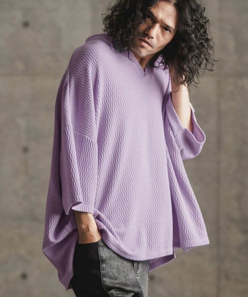 30%OFF【GLIMCLAP(グリムクラップ)】 Jacquard texture poloshirt ポロシャツ(16-004-gls-ce)