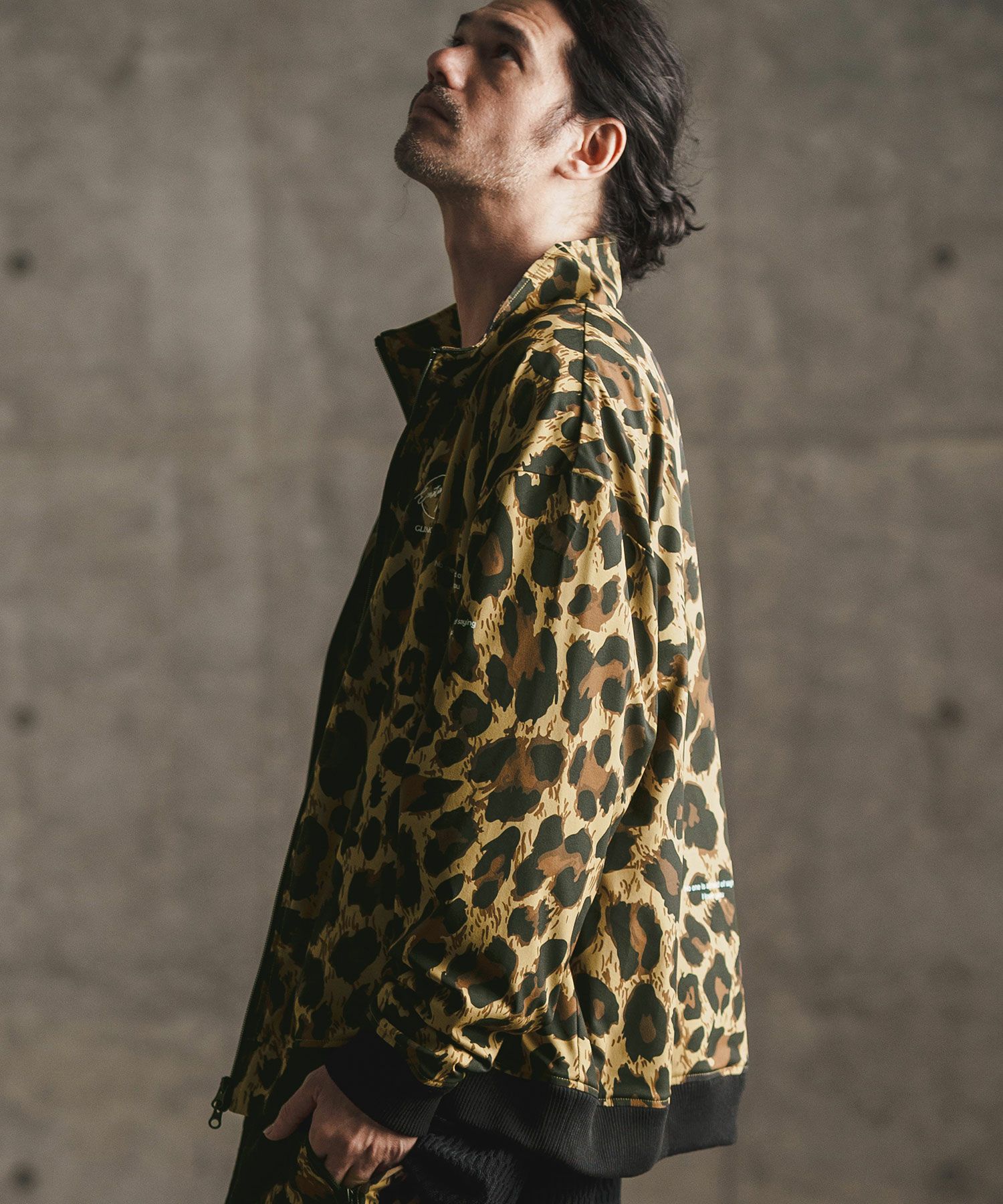50%OFF【GLIMCLAP(グリムクラップ)】Leopard pattern track jacket
