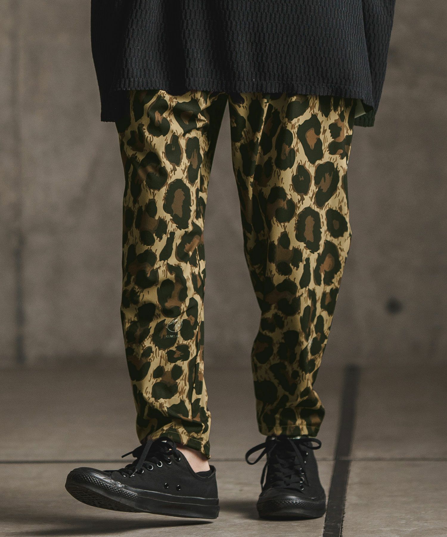 GLIMCLAP(グリムクラップ)】 Leopard pattern easy pants イージー  