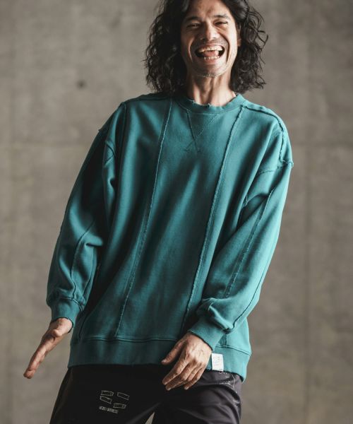 50%OFF【GLIMCLAP(グリムクラップ)】Used like processing sweatpants