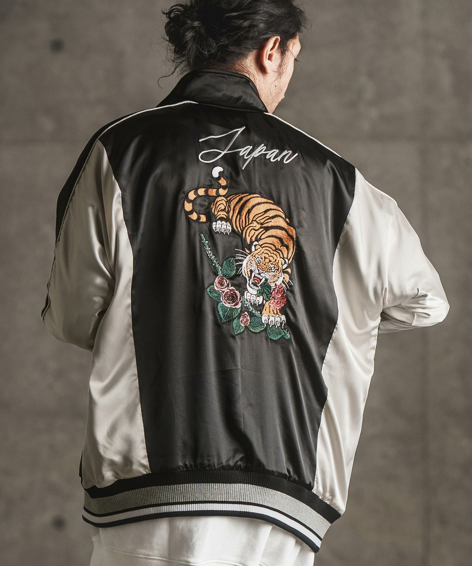 GLIMCLAP(グリムクラップ)】Stand collar souvenir jacket スーベニア 