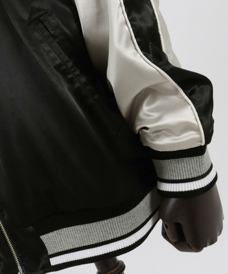 GLIMCLAP(グリムクラップ)】Stand collar souvenir jacket