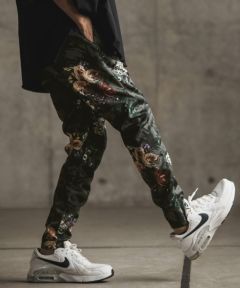 GLIMCLAP(グリムクラップ)】Jersey fabric pants-24spring& summer new botanical  pattern- ジャージーパンツ(16-009-gls-ce) | CAMBIO カンビオ