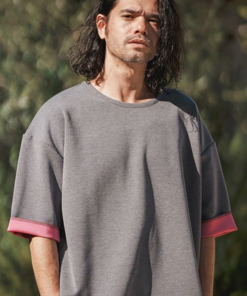 30%OFF【CAMBIO(カンビオ)】ダブルフェイスポンチカットソー(CMB-R0052)