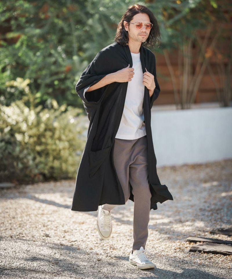 人気定番の KIMONO 30%OFF【CAMBIO(カンビオ)】 Like 3-4 Rayon Linen トップス