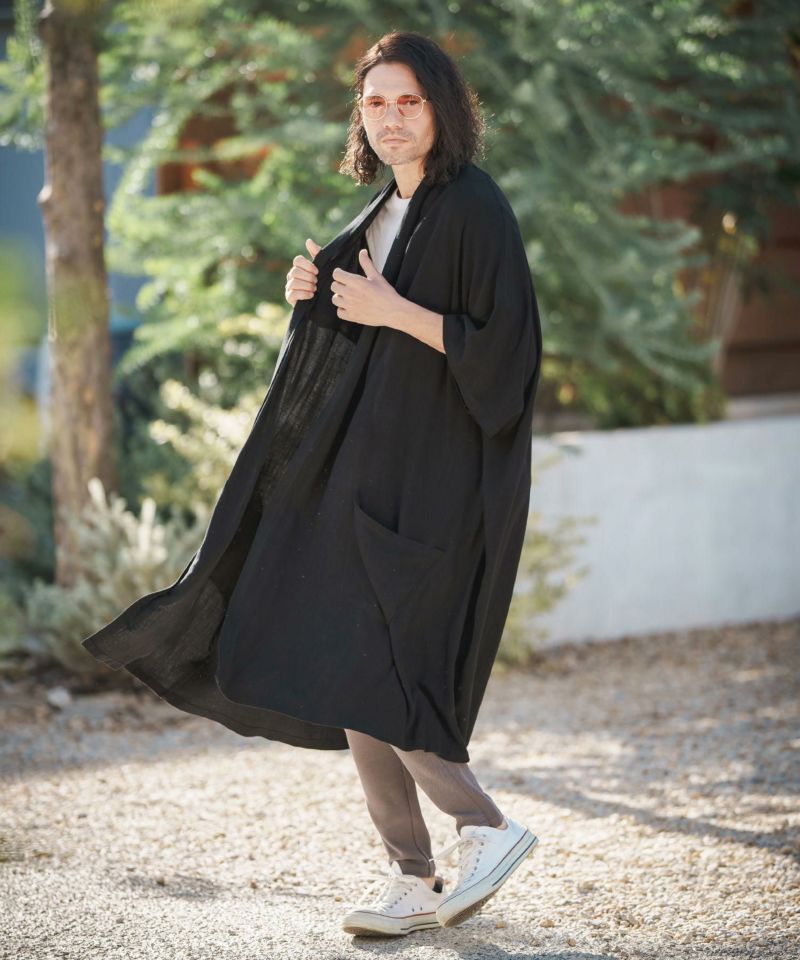 【限定セール】CAMBIO KIMONO Like Linen Rayon 50%OFF【CAMBIO(カンビオ)】 KIMONO Like Linen Rayon 3-4