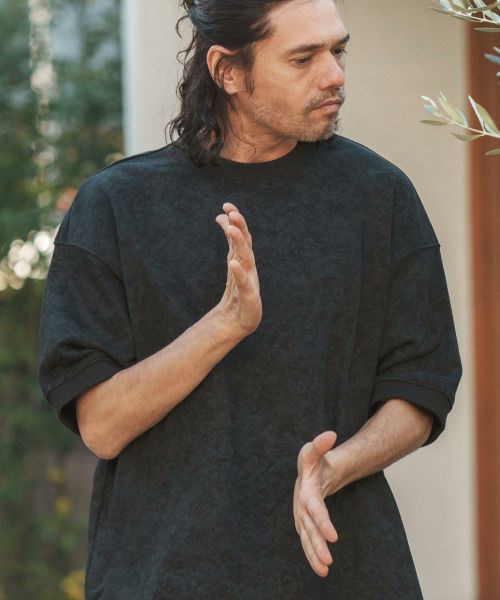 【CAMBIO(カンビオ)】Heavy URAKE Short Sleeve Sweat Pullover スウェット(MIU-241-026)