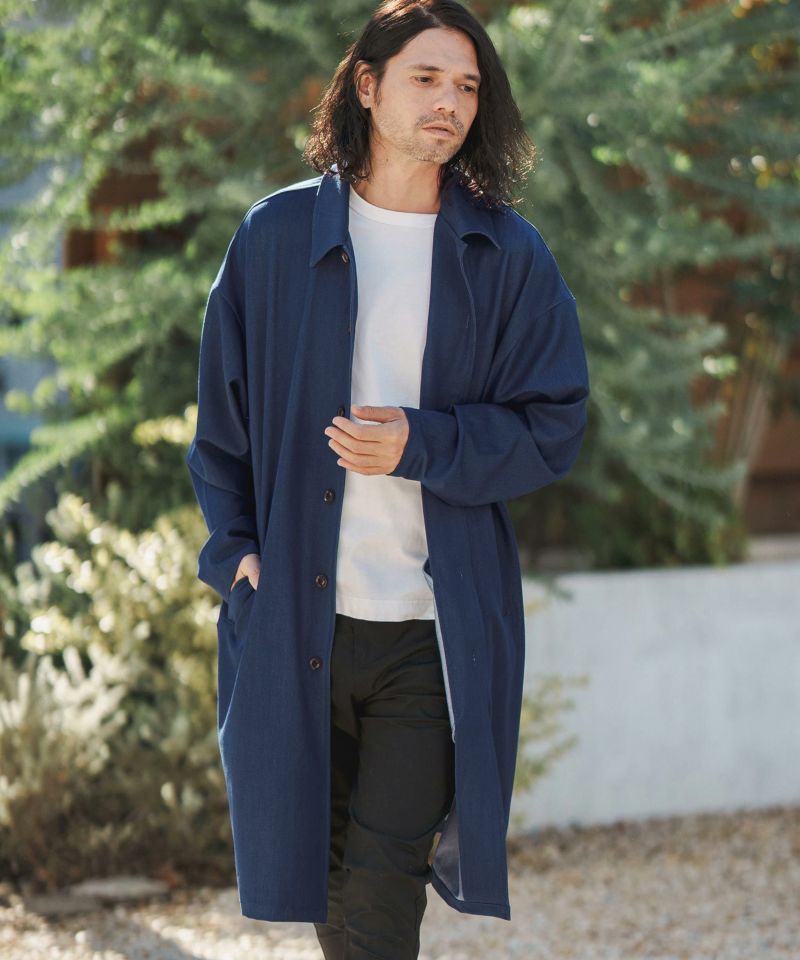 CAMBIO(カンビオ)】TR Stretch Denim Shop Coat デニムショップコート