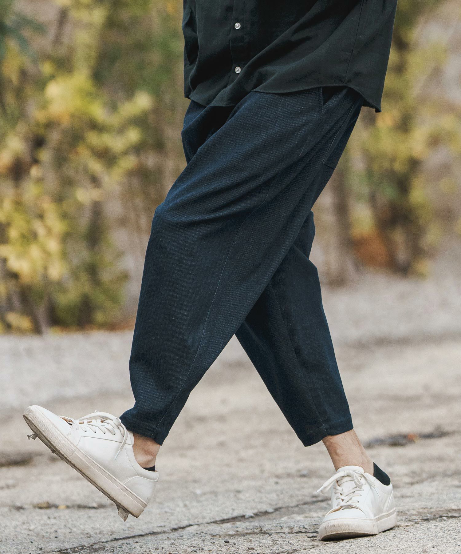 CAMBIO(カンビオ)】 Ripstop Like Stretch Denim Balloon Pants デニム 