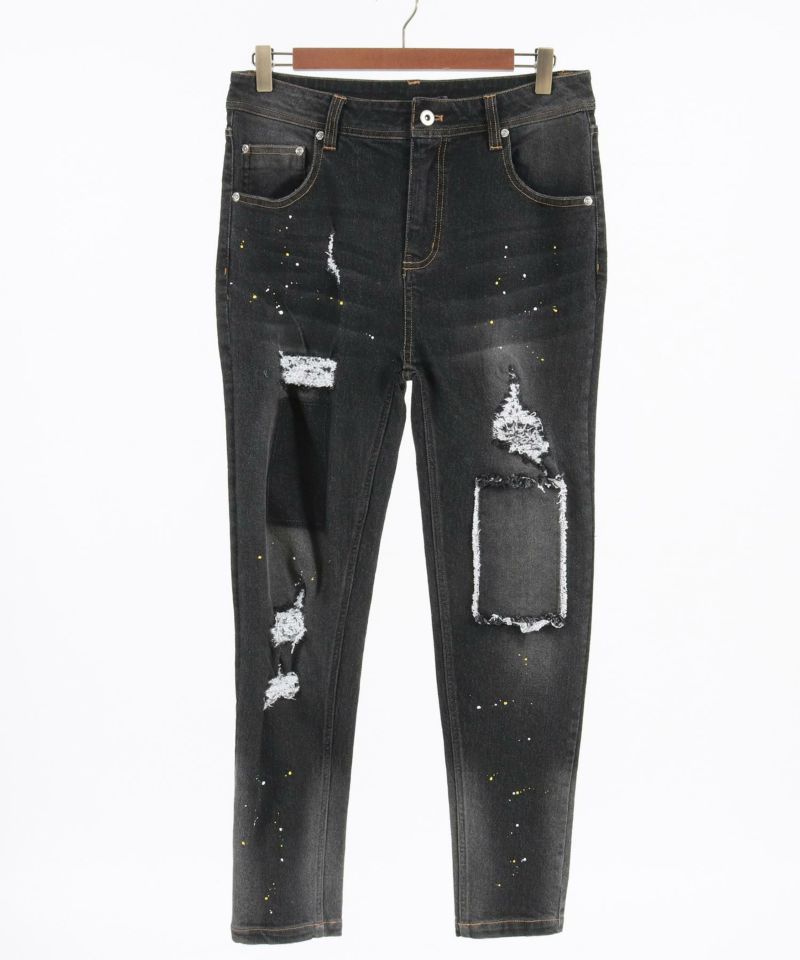 インポート・海外人気ブランド Damage 30%OFF【CAMBIO(カンビオ)】11oz Paint Denim Stretch パンツ