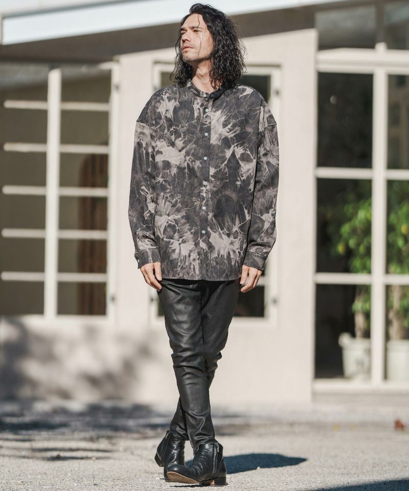 CAMBIO(カンビオ)】Hem Zip Coating Denim Pants デニムパンツ(S886cmb