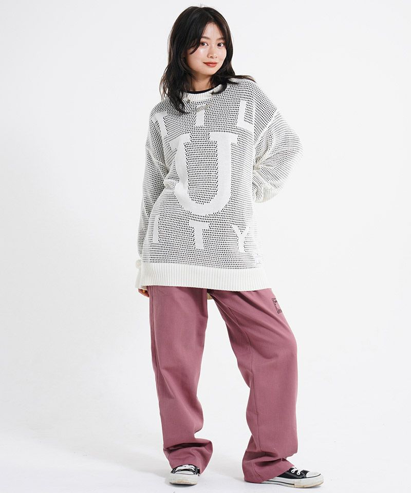 30%OFF【EFFECTEN(エフェクテン)】Utility net knit ニット