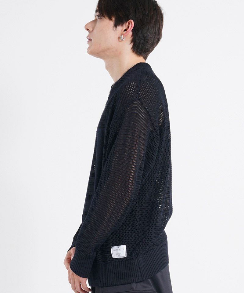30%OFF【EFFECTEN(エフェクテン)】Utility net knit ニット