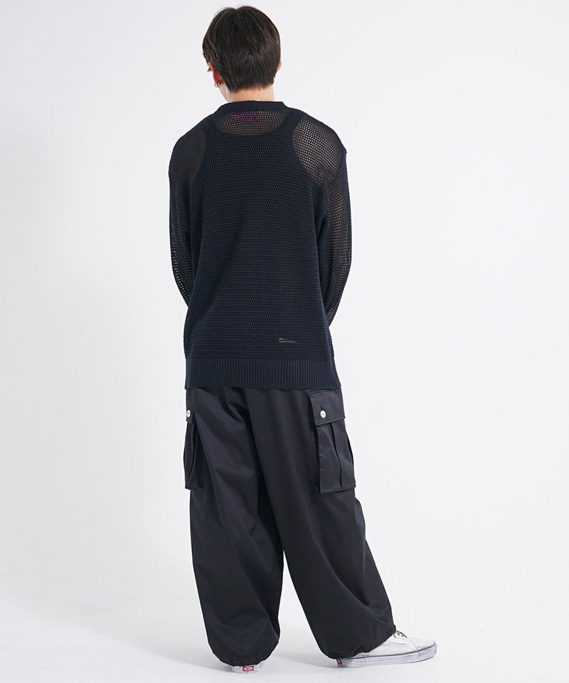 30%OFF【EFFECTEN(エフェクテン)】Utility net knit ニット