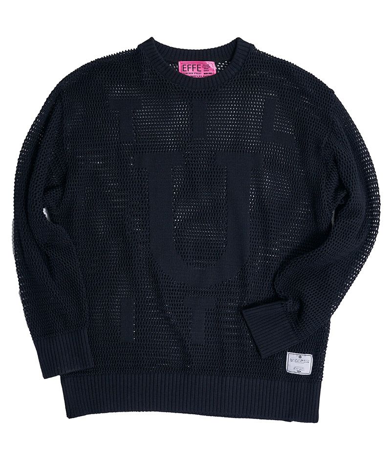 2024Spring] EFFECTEN / Utility net knit – utility-harajuku-jp