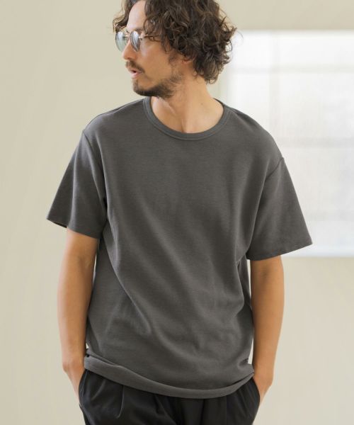 【Magine(マージン)】SPAN FRAISE SHORT SLEEVE CUT SEW Tシャツ(MGN241-035)