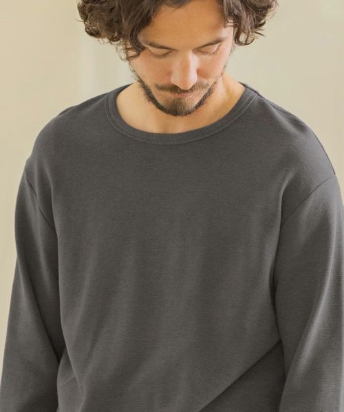 【Magine(マージン)】SPAN FRAISE LONG SLEEVE CUT SEW カットソー(MGN241-036)