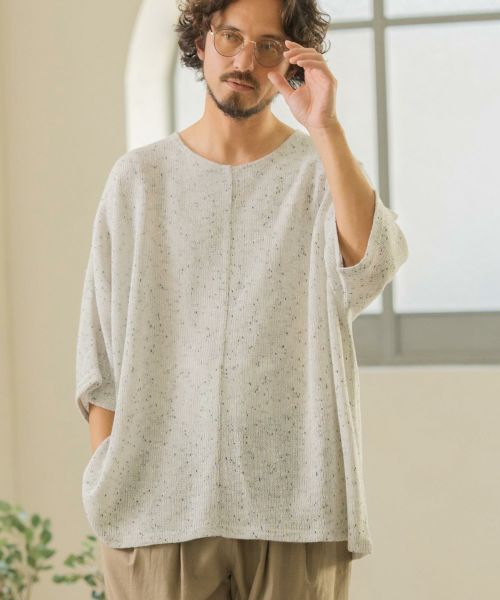 【Magine(マージン)】SLUB DOLMAN SLEEVE CUT SEW　ドルマンスリーブTシャツ(MGN241-013)