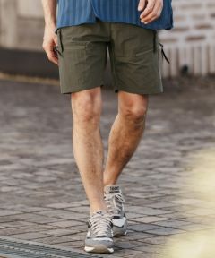 CAMBIO(カンビオ)】 Cotton Nylon Ripstop Short Pants ショート
