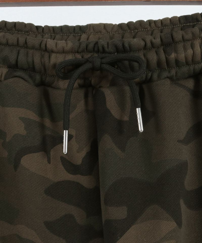 30%OFF【CAMBIO(カンビオ)】Camouflage Sweat Short Pants