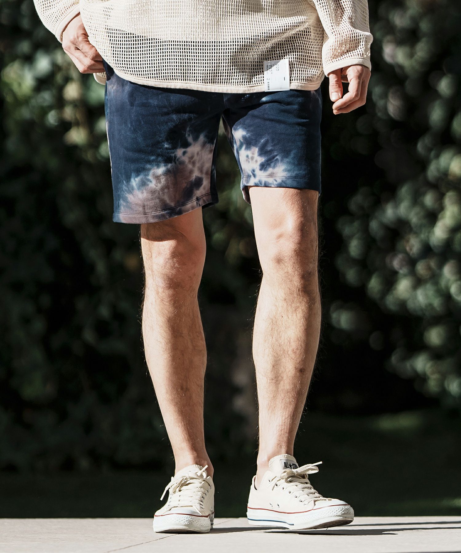 50%OFF【CAMBIO(カンビオ)】Tie Dye Sweat Short Pants ショートパンツ