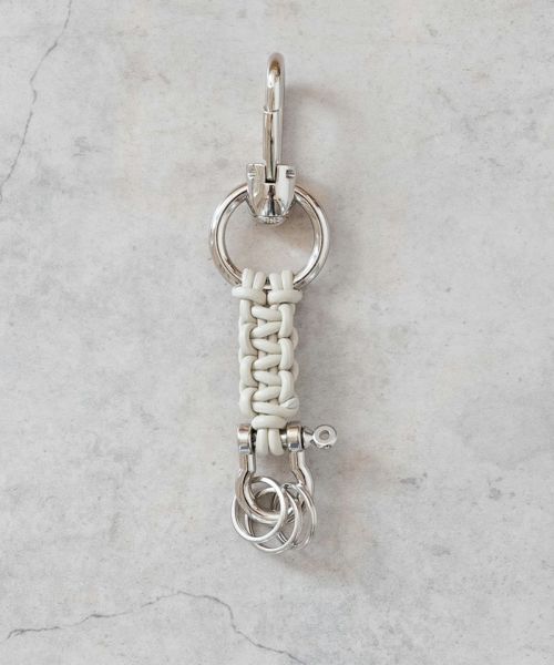 【SENTI(センティ)】【予約販売ご注文から1ヶ月後出荷】 LEATHER BRAID KEY HOLDER キーホルダー(2022)