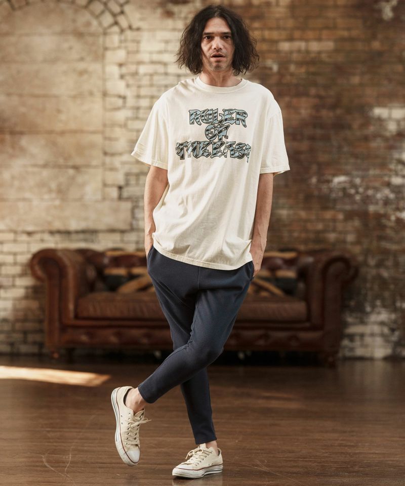30%OFF【CAMBIO(カンビオ)】ヴィンテージロックT風アニマルT