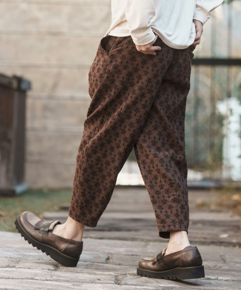 50%OFF【CAMBIO(カンビオ)】 Ethnic Gauze Balloon Pants