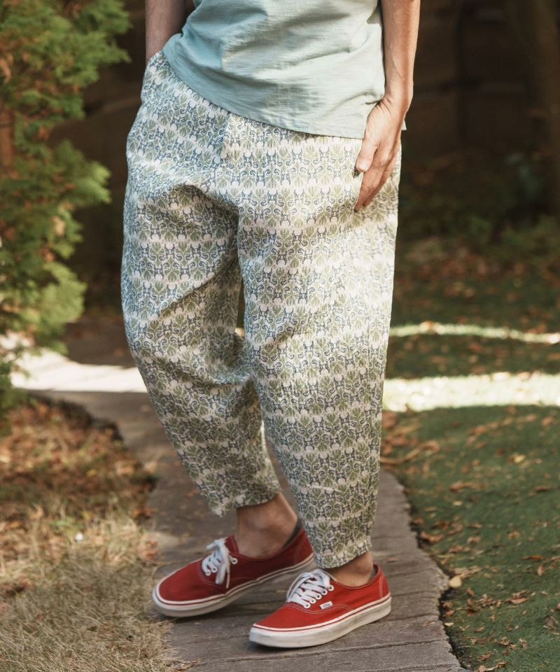 50%OFF【CAMBIO(カンビオ)】 Ethnic Gauze Balloon Pants