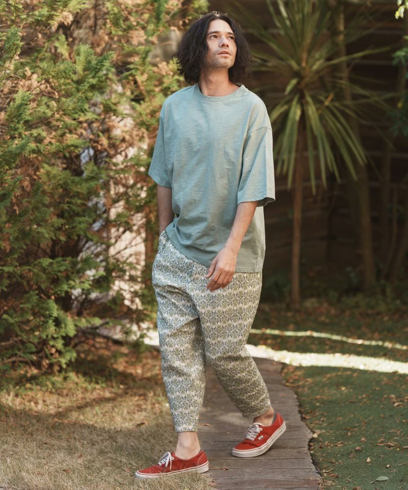 50%OFF【CAMBIO(カンビオ)】 Ethnic Gauze Balloon Pants