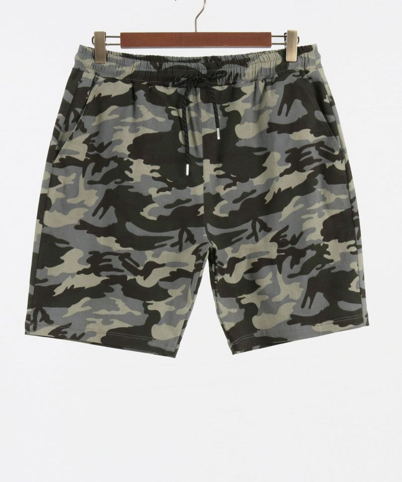 30%OFF【CAMBIO(カンビオ)】 Camouflage Print Slim Short Pants