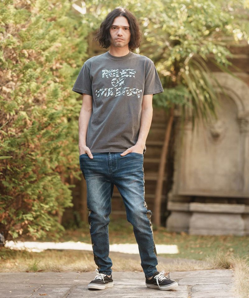 30%OFF【CAMBIO(カンビオ)】11oz Camouflage Line Denim Pants