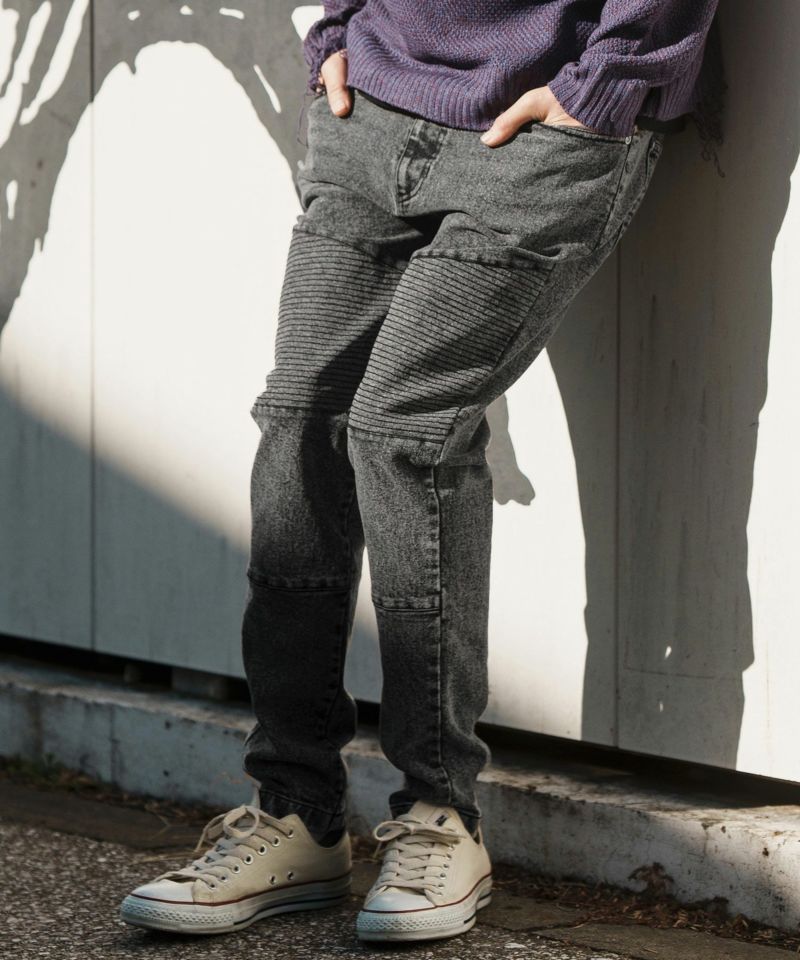 30%OFF【CAMBIO(カンビオ)】 11oz Biker Denim Pants デニム