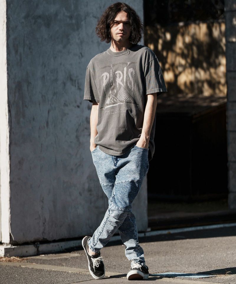 【メール便送料無料対応可】 11oz 30%OFF【CAMBIO(カンビオ)】 Biker デニム Pants Denim パンツ