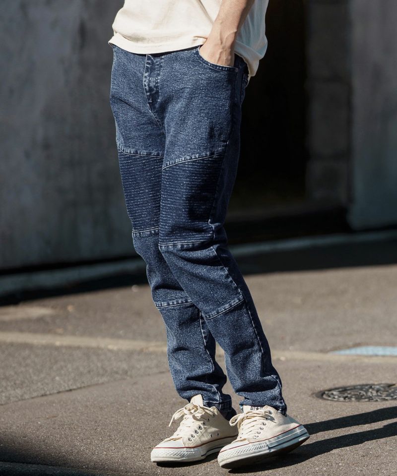 CAMBIO(カンビオ)】 11oz Biker Denim Pants デニムパンツ(MIU-241-042 