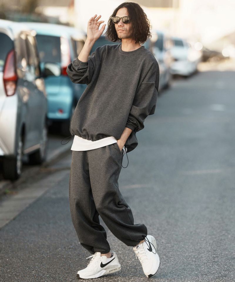 50%OFF【CAMBIO(カンビオ)】裾絞りポンチイージーパンツ(CMB-R0069