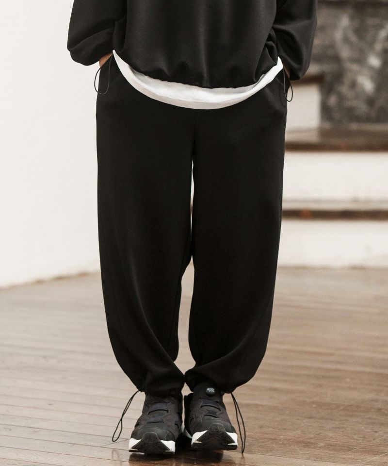 50%OFF【CAMBIO(カンビオ)】裾絞りポンチイージーパンツ(CMB-R0069